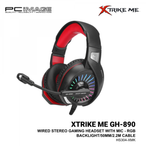 AURICULAR GAMER C/MICROFONO RETROILUMINADO XTRIKE-ME GH-890