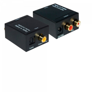 ADAPTADOR AUDIO DIGITAL OPTICO L/R LE-A01 LETOS