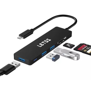 HUB USB C A 3 USB/SD/MICRO SD LE-HBA05 LETOS